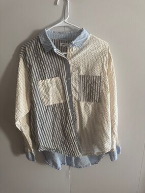 Aerie Off Duty Seersucker Shirt